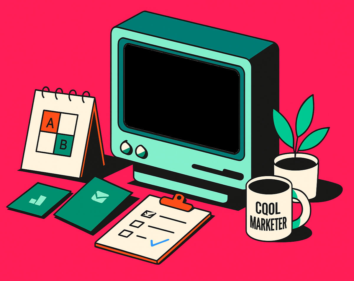 A marketer's Desk
